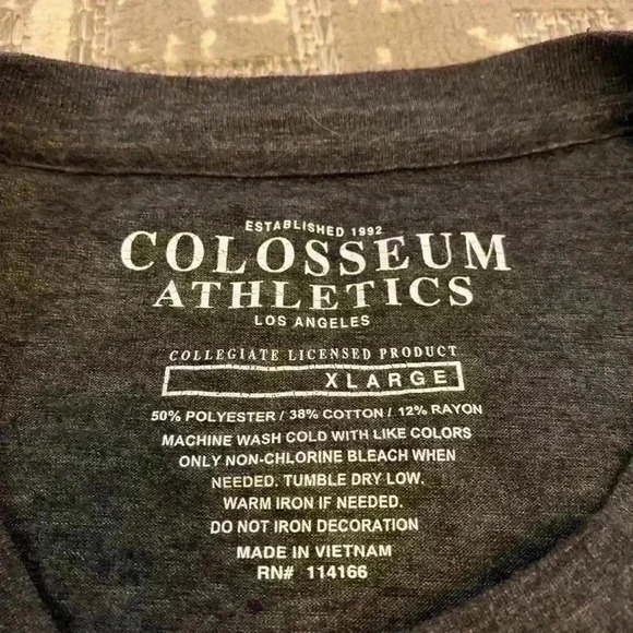 Kansas Jayhawks Colosseum Long Sleeve Shirt size XL color Black - Picture 3 of 4